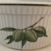 Apilco France Elysian Gardens White Porcelain Souffle Casserole Dish 7.5” X 3.