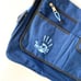 Mudd Vintage Y2K 90s Blue Shoulder Messenger School Book Bag