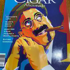 CIGAR AFICIONADO Magazine GROUCHO MARX Spring 1993 Volume 1, No. 3 RARE!!