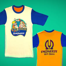 RARE MINT 1960's Colorblock Promo T for Pioneer Hi-Fi Stereo Peter Max, Groovy.
