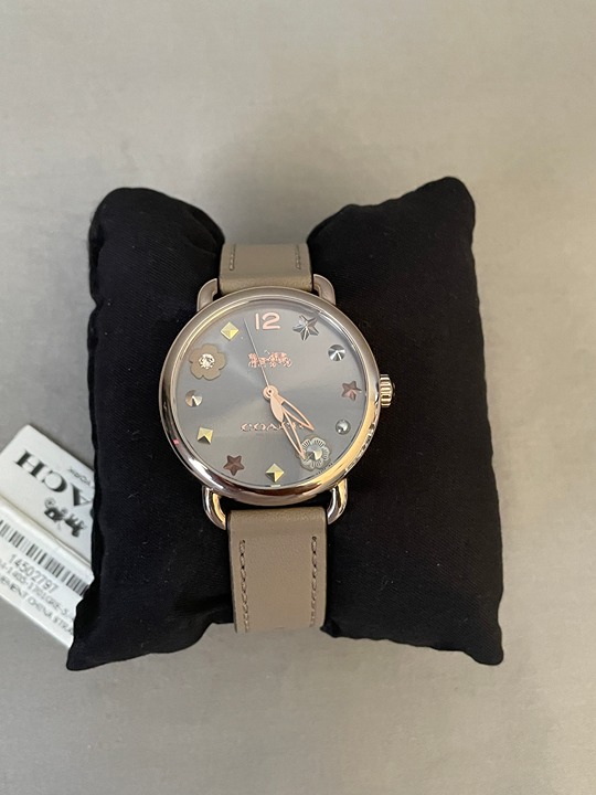 NWT coach Delancey Watch With Charm Dial, 36 Mm Watches