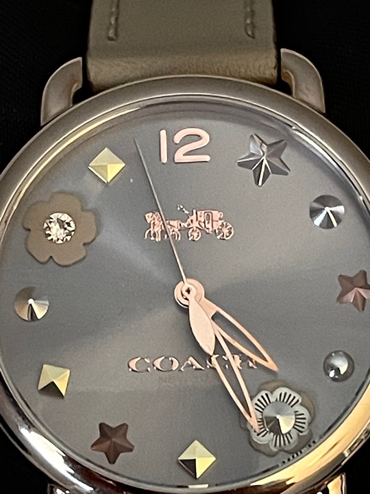 アナログ腕時計 coach Delancey Watch With Charm Dial, 36 Mm COACH® | Delancey Watch With Charm Dial, 36 Mm