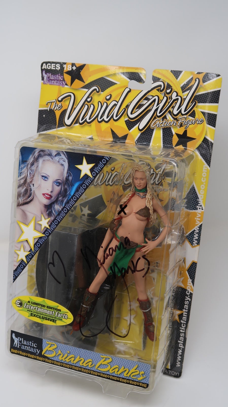 Plastic Fantasy The Vivid Girl Briana Banks *SIGNED* NEW RARE HTF