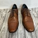 J. Murphy Men's Novick Cap Toe Lace Up Leather Oxford Shoes Cognac Brown 14 14M