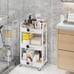 UDEAR 3-Tier Rolling Utility Cart with 12 Category Labels,Multifunctional Storag