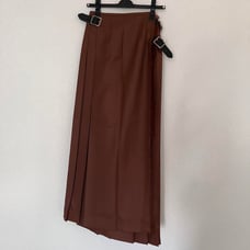 O'Neil of Dublin Long Skirt, Kilt Skirt, Brown
