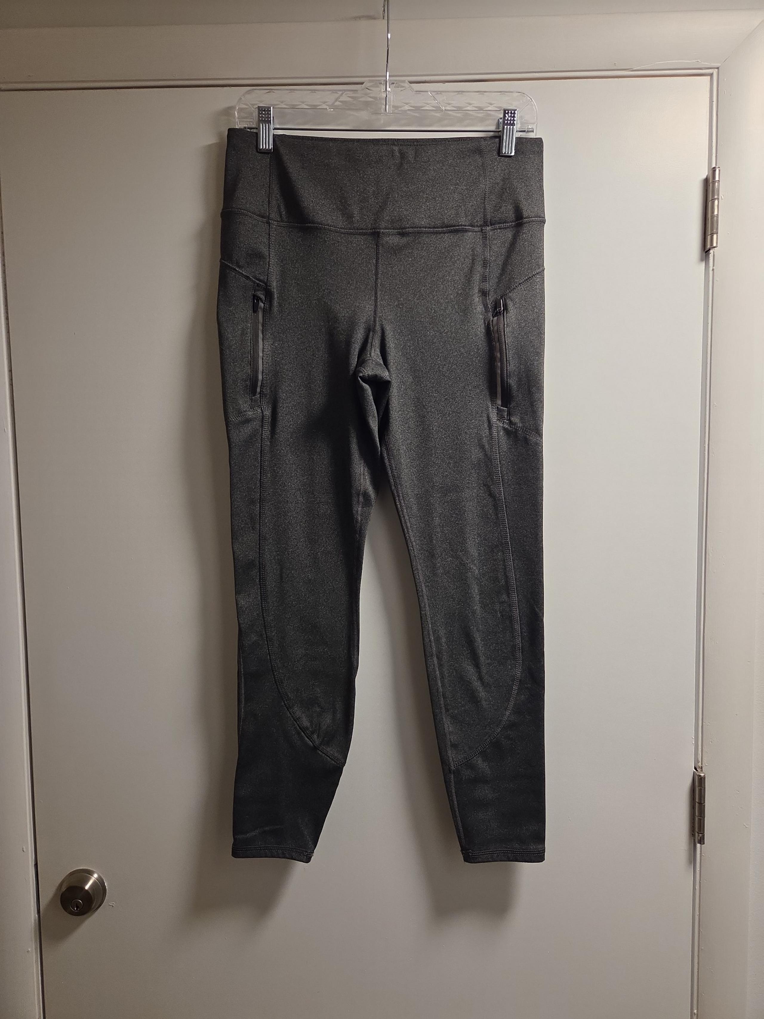 Womens Leggings, dark grey, size large