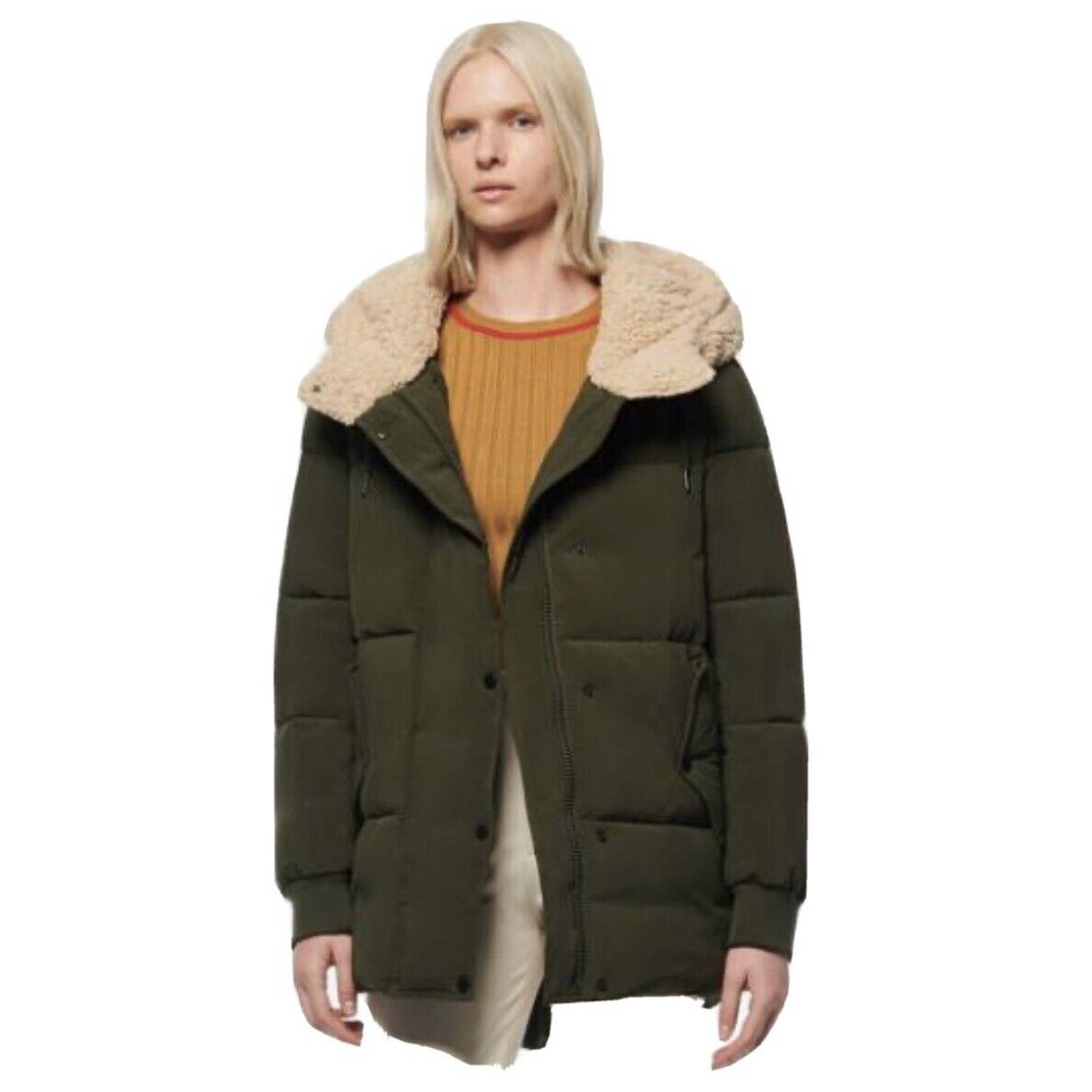 Marc New York by Andrew Marc Sarawee Faux Sherpa Down Alternative Coat