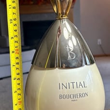 RARE Boucheron INITIAL 13 Glass Store Display EMPTY Perfume Bottle- VG Cond