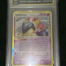 Pokemon TYPHLOSION 12/101 (Holo Rare) EX Dragon Frontiers Degree 5