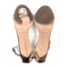 Manolo Blahnik Chaos Heels Rose Gold Metallic Stiletto Sandals Sz 37.5 / 7.5