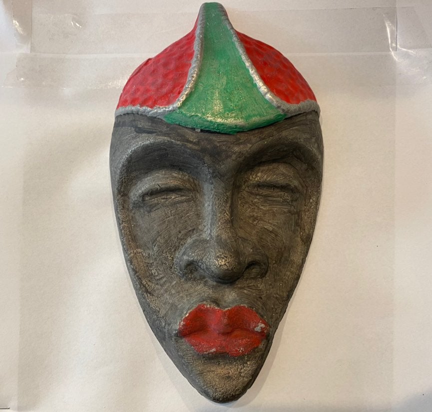 Strawberry Man Metal Face Art