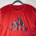 New! Adidas Men's red T shirt climalite, size L