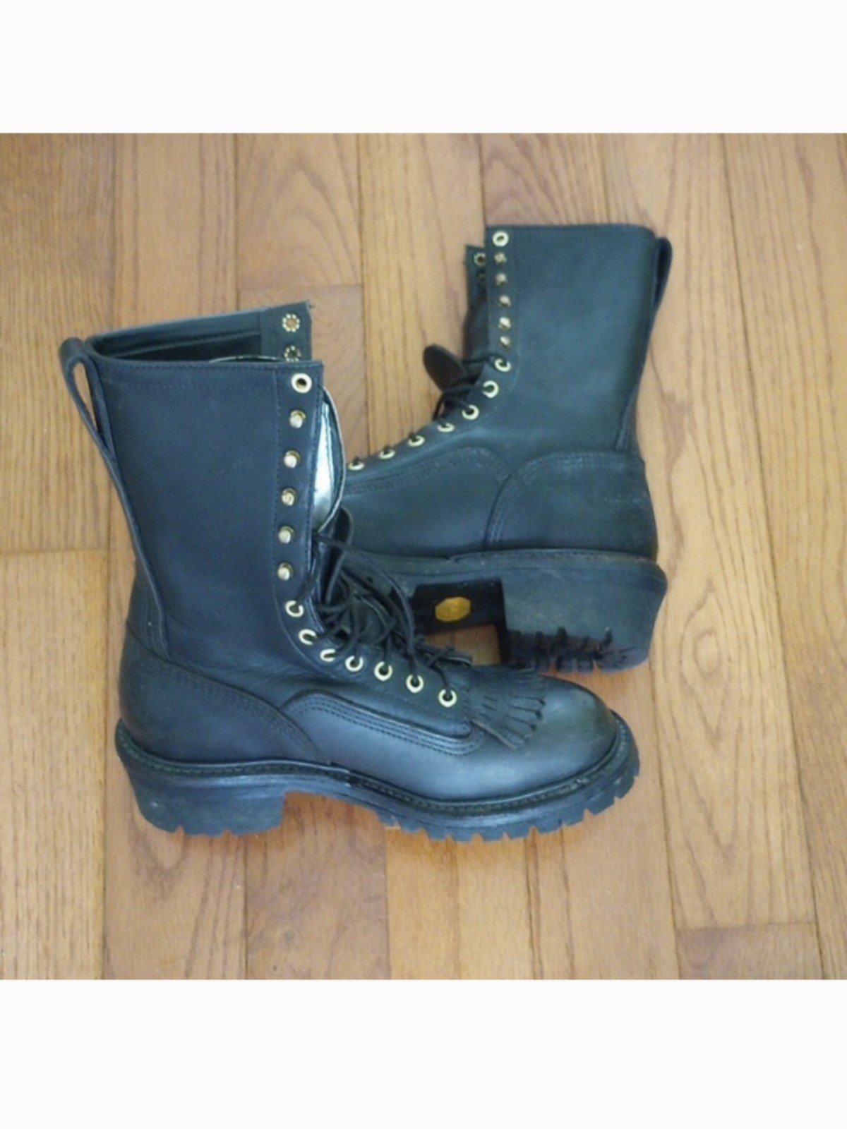 FIRE/EMT,MILITARY,VIBRAM SOLES,WORN ONCE, 7 men's/8.5-9 women, retail 400 plus