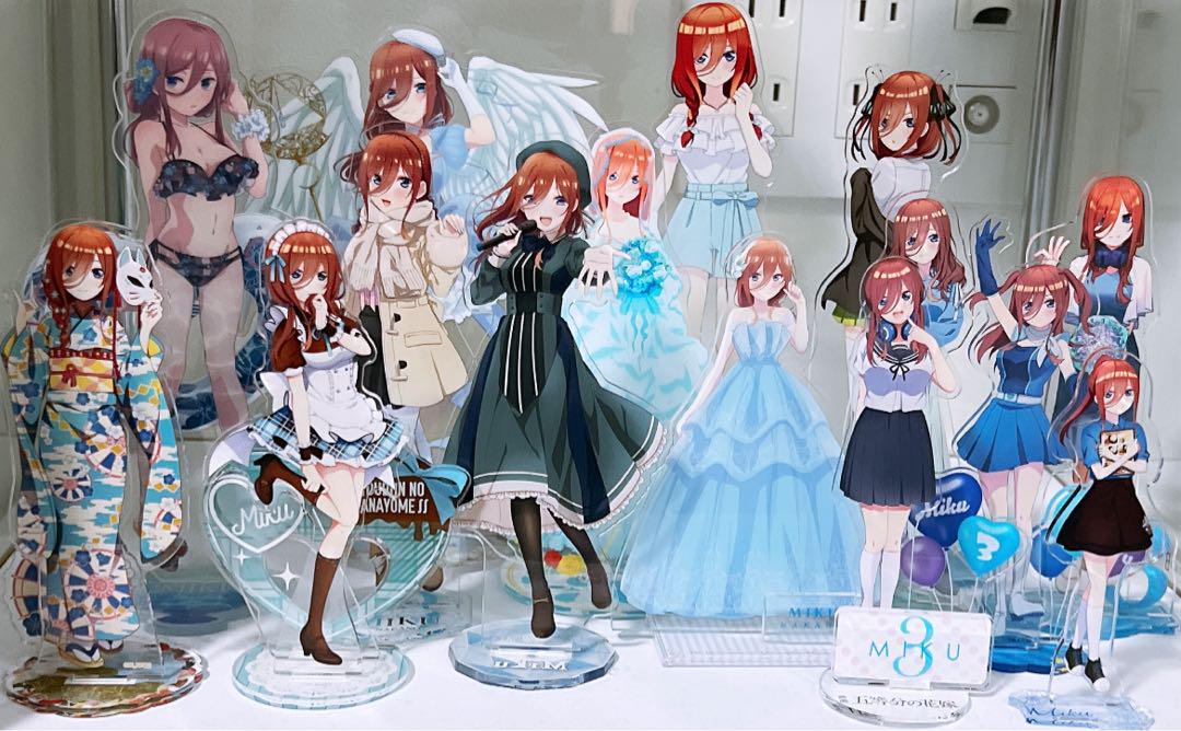 The Quintessential Quintuplets Acrylic Stand 15 Piece Set, Nino Nakano