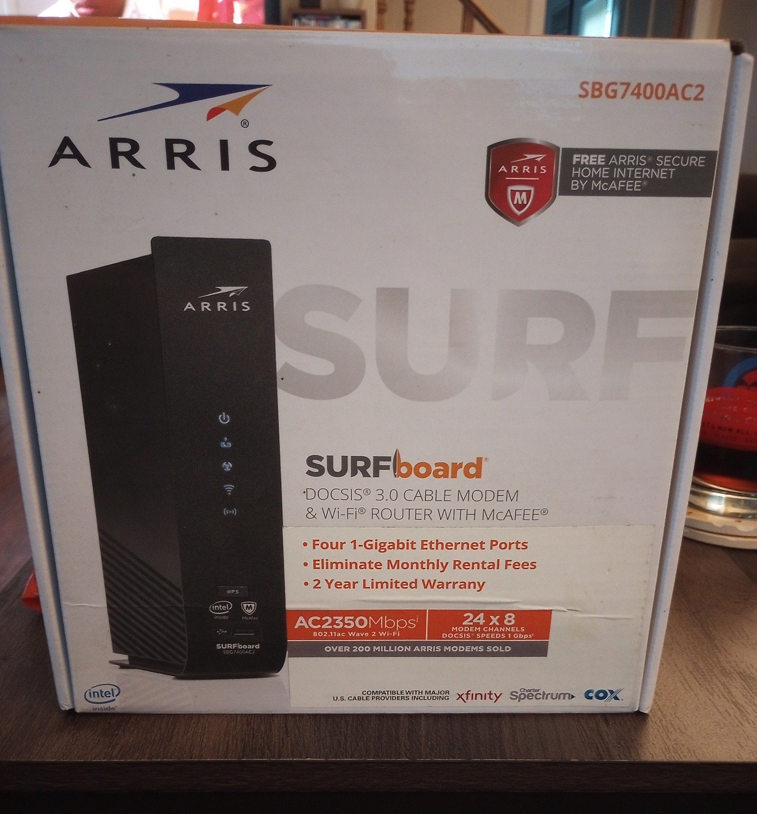 Arris Cable Modem and Wi-Fi Router