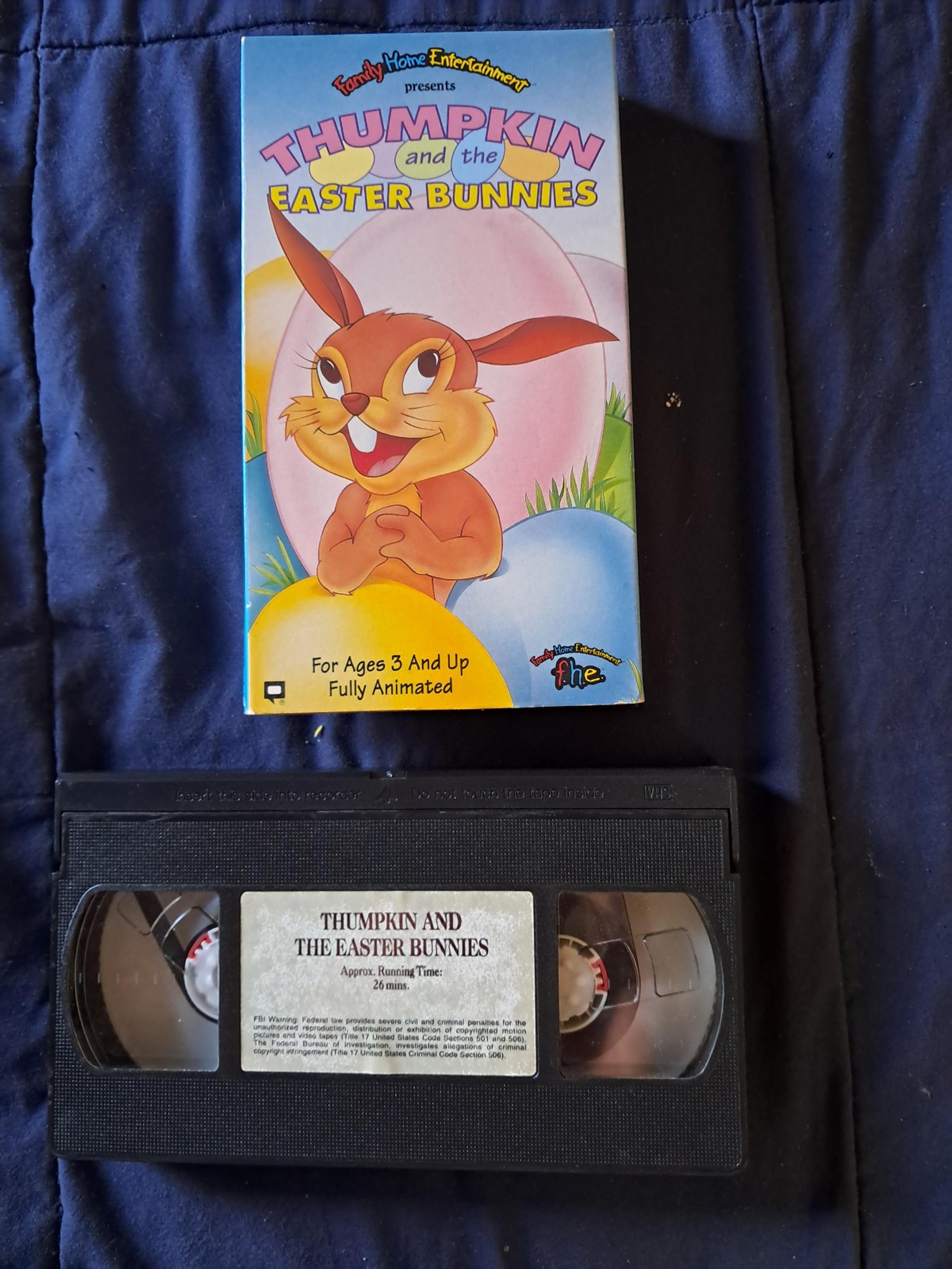 1992 Thumpkin and the Easter Bunnies VHS