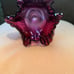 Vintage Fenton Cranberry Vase , Vintage Murano Cranberry Vase set of 3