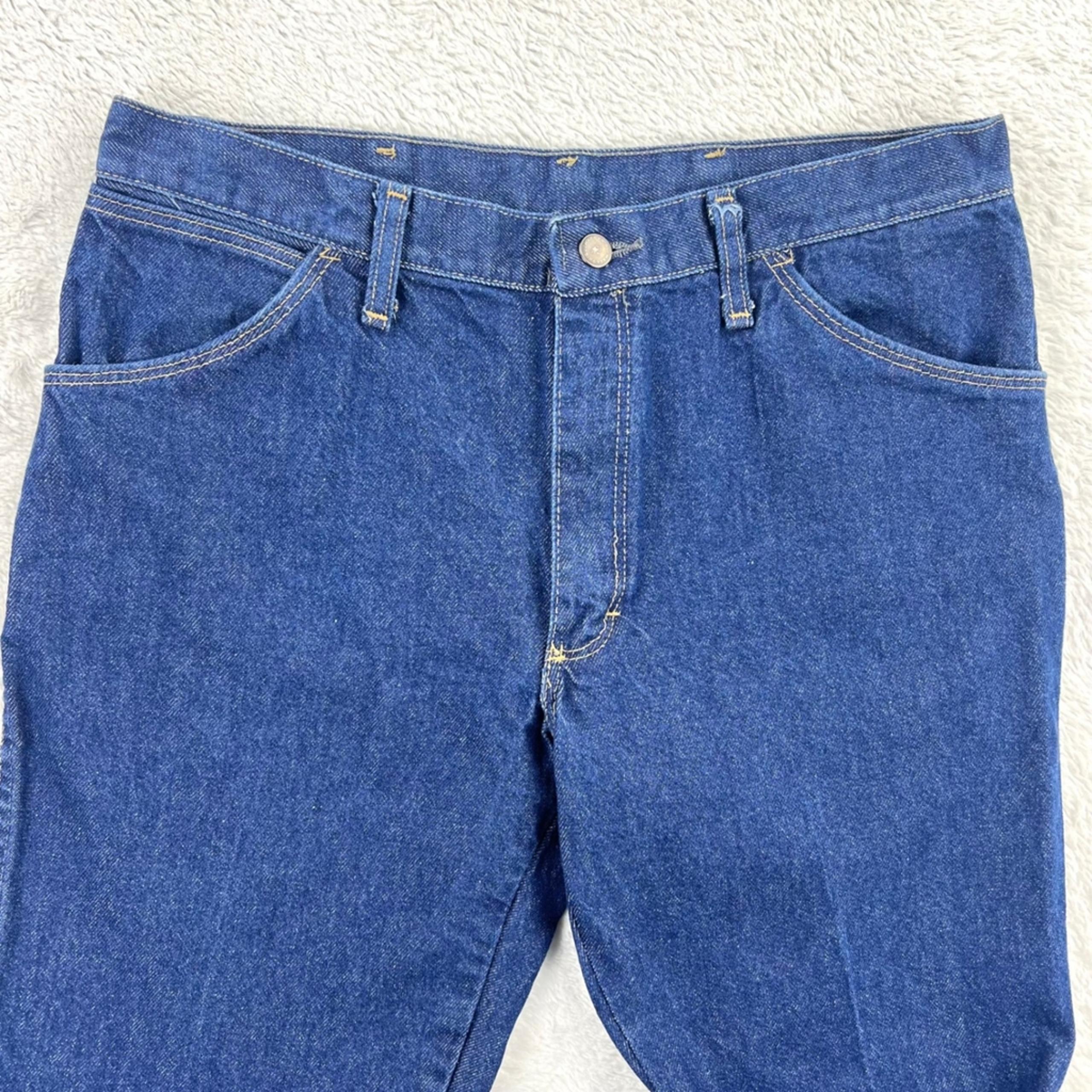 Bulwark FR Jeans Men's 34x30 Blue Flame Resistant 100% Cotton Work Denim