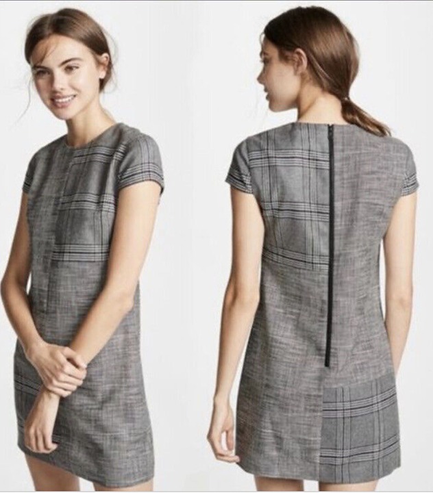 alice + olivia Coley Color Block Shift Dress