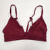 L*Space Siren Bikini Top in Burgundy Size D NWT