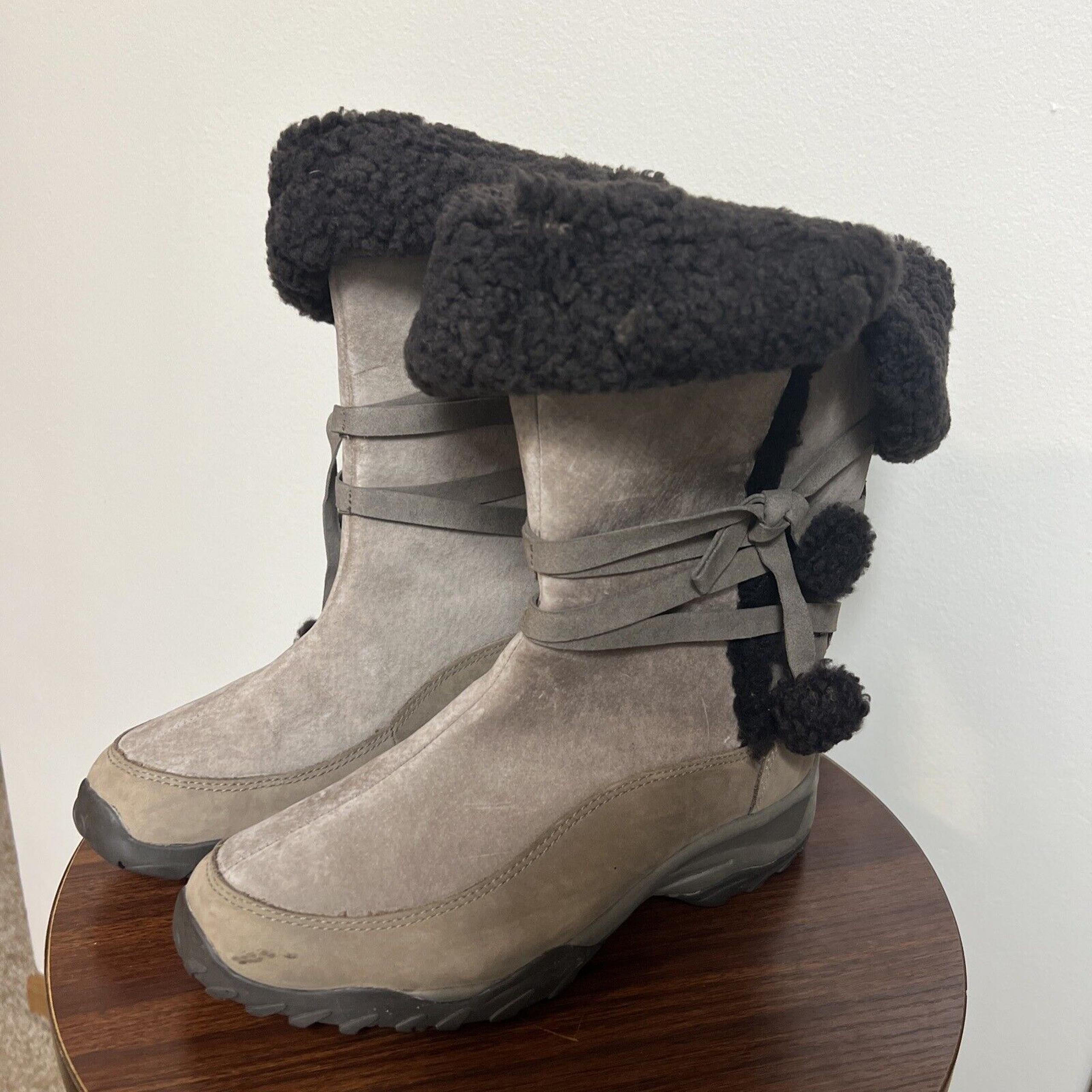 The North Face Women's Size 8 Primaloft 200 Gram Brown Waterproof Boots