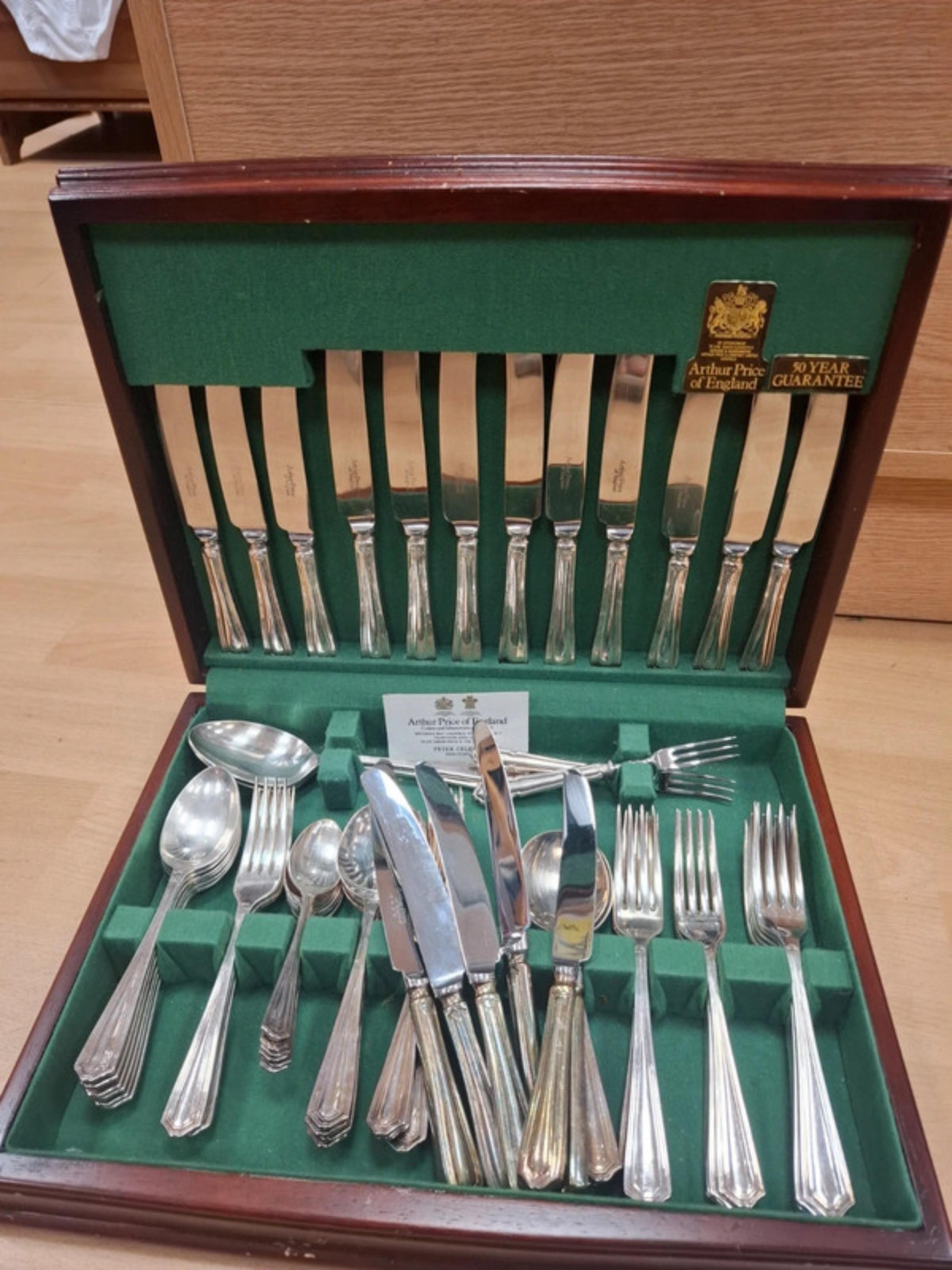 Arthur Price of England Full Set of Cutlery in Original Box