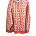 Women's Playboy x Missguided Size 14 Coral Pink Oversized Unisex Full Zip Hoodie