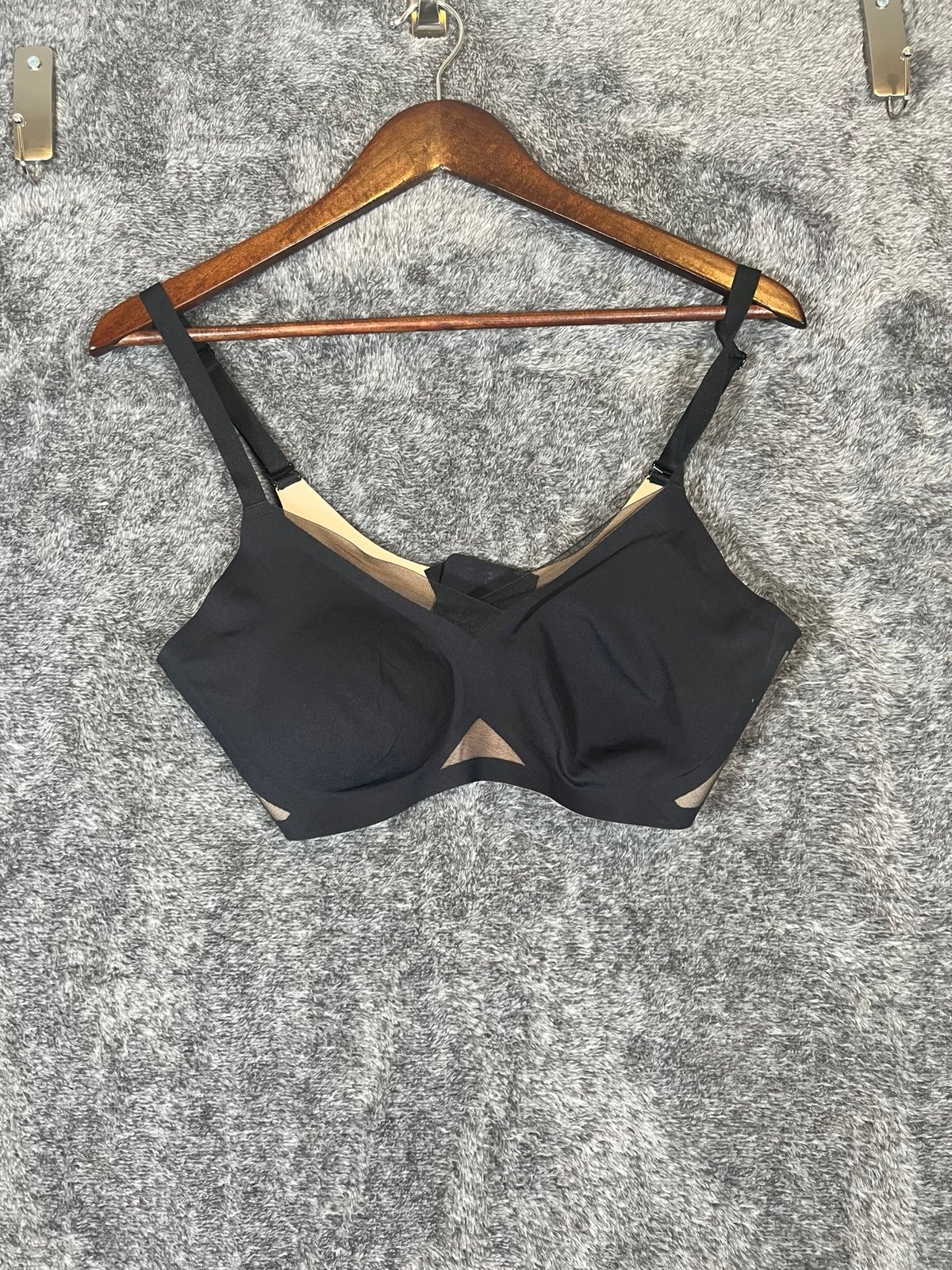 Honeylove crossover bra mesh wireless seamless color runway size medium