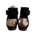 NWT JESSICA SIMPSON Women's Black Nubuck Suede Loranda Ankle Strap Flats Sz 6