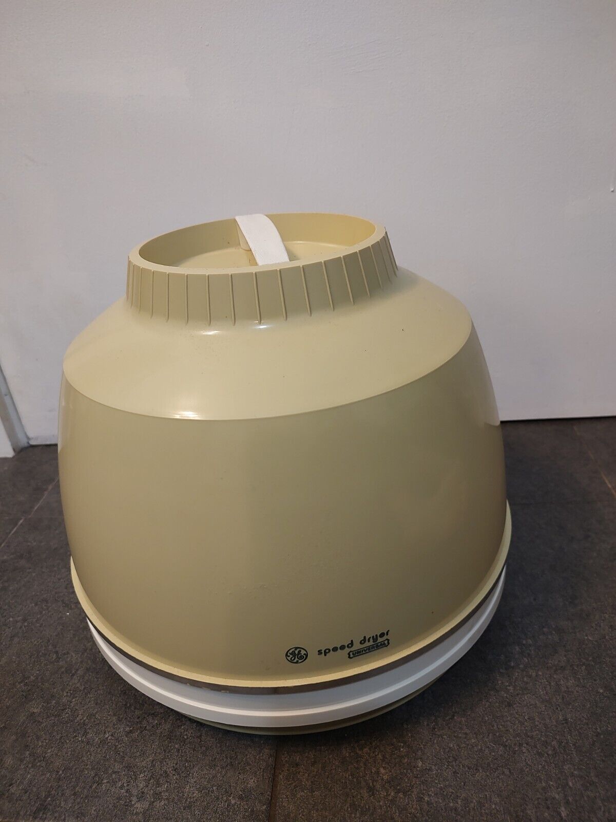 Vintage General Electric Dome Style Portable speed Hair Dryer mcm mid century