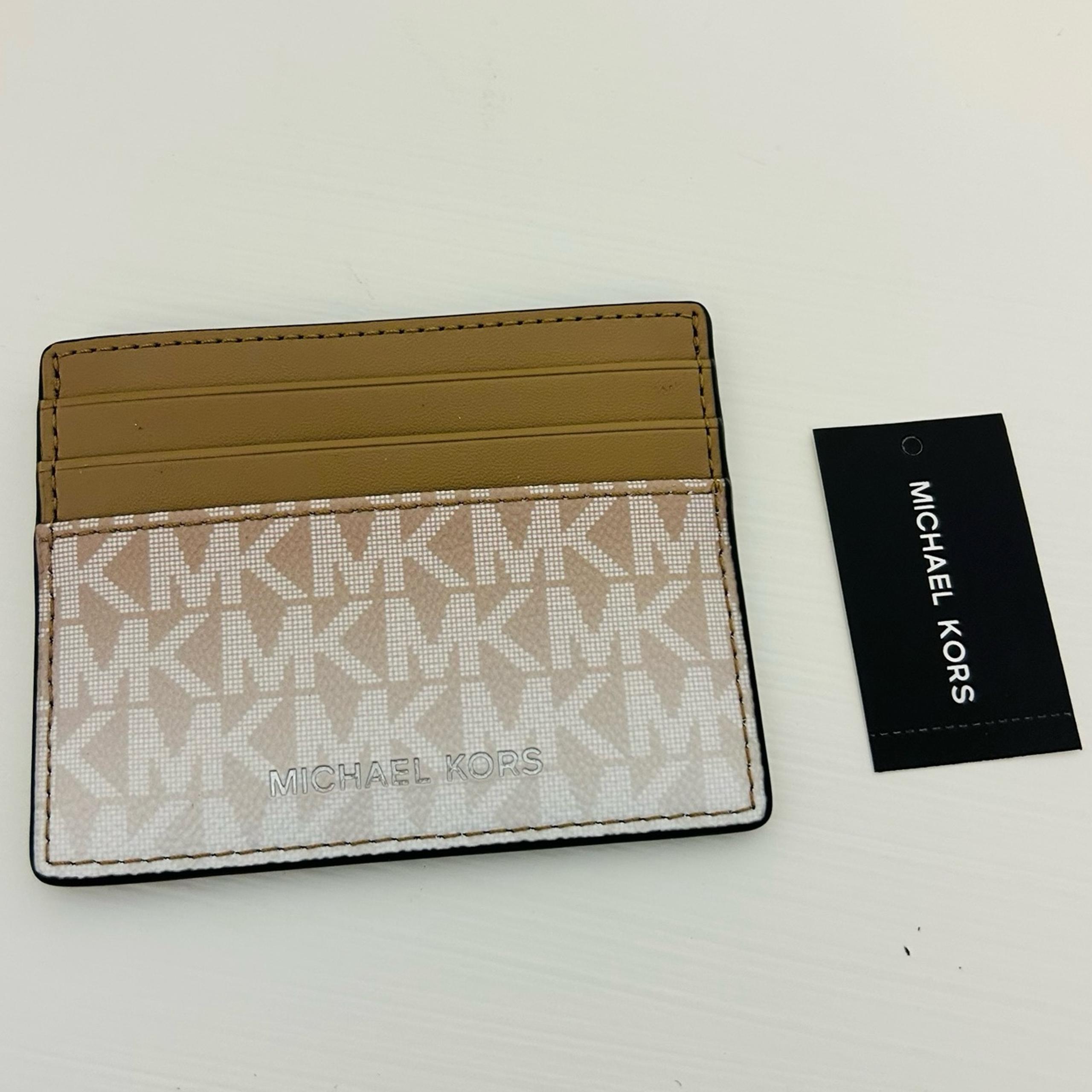 Cooper Ombré Logo Tall Card Case Husk - Michael Kors