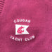 NWT Cougar Yacht Club Crimson Sweater