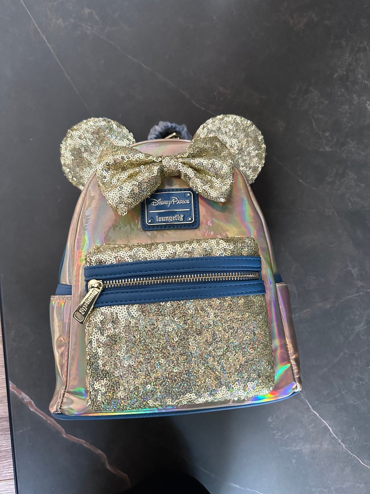 Loungefly Minnie Mouse Disney world 50th anniversary EARidescent mini backpack