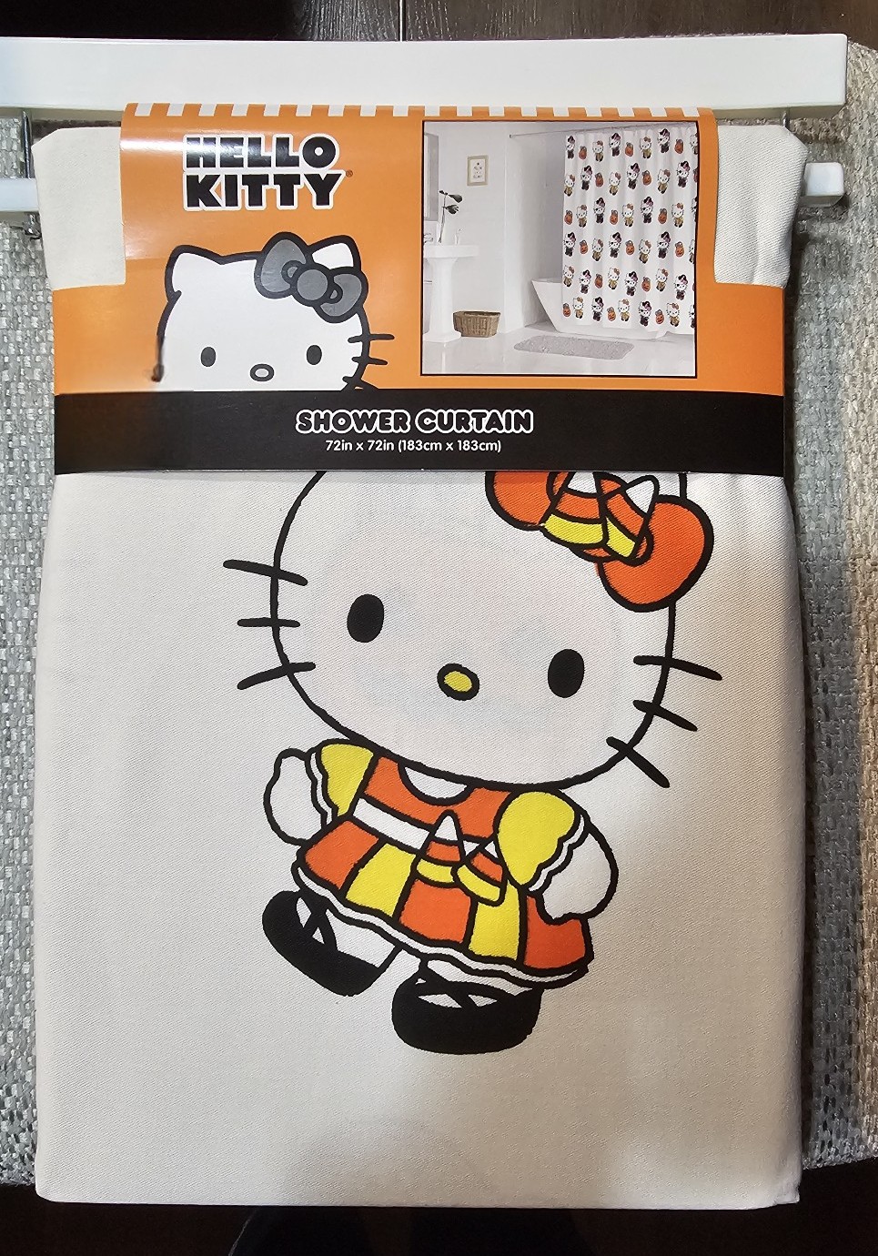 Hello Kitty Halloween Shower Curtain