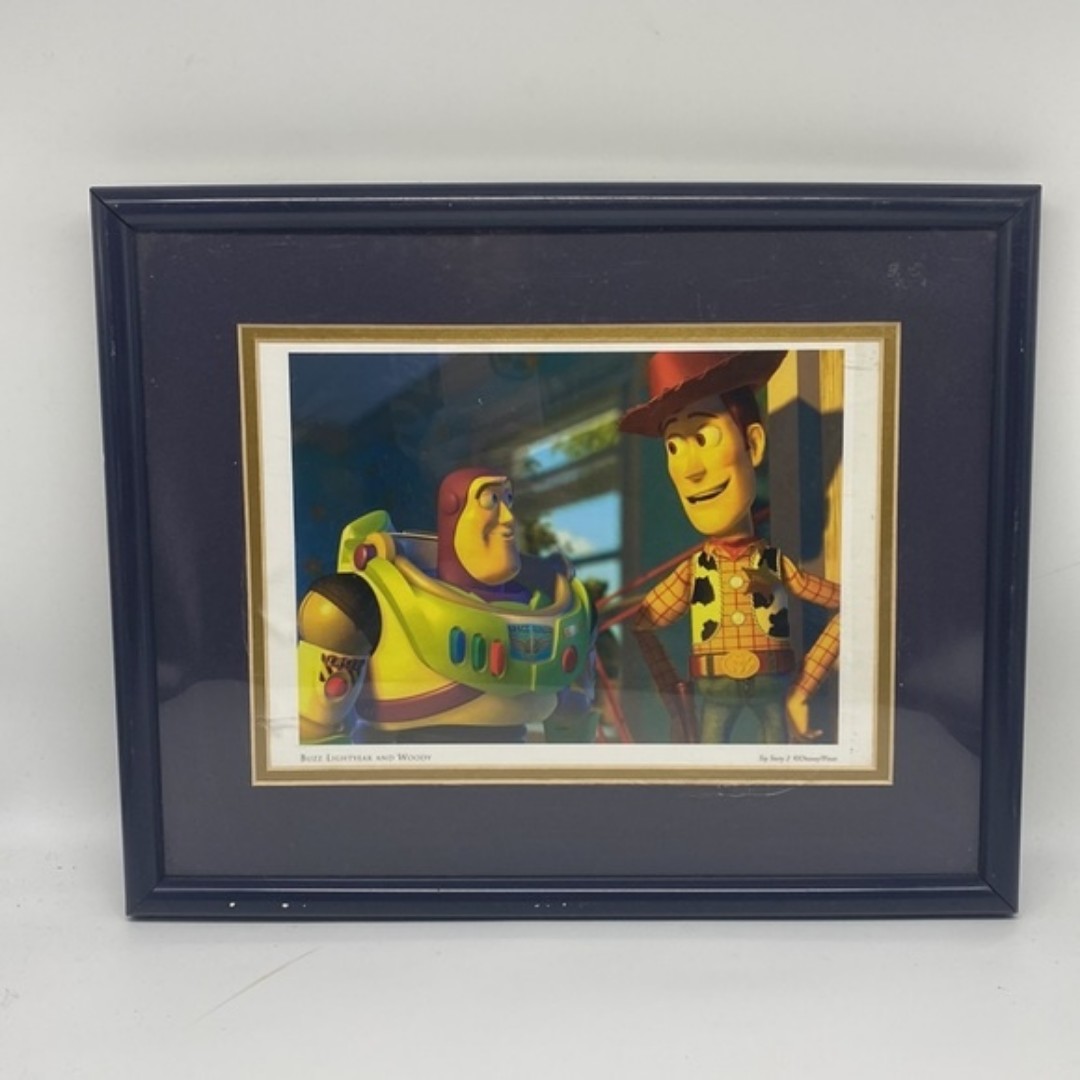 Buzz Lightyear & Woody Framed Disney 15 X 11