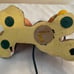 VTG MID CENTURY MODERN COCKER SPANIEL DOG WITH BULB IN MOUTH NIGHT LIGHT LAMP