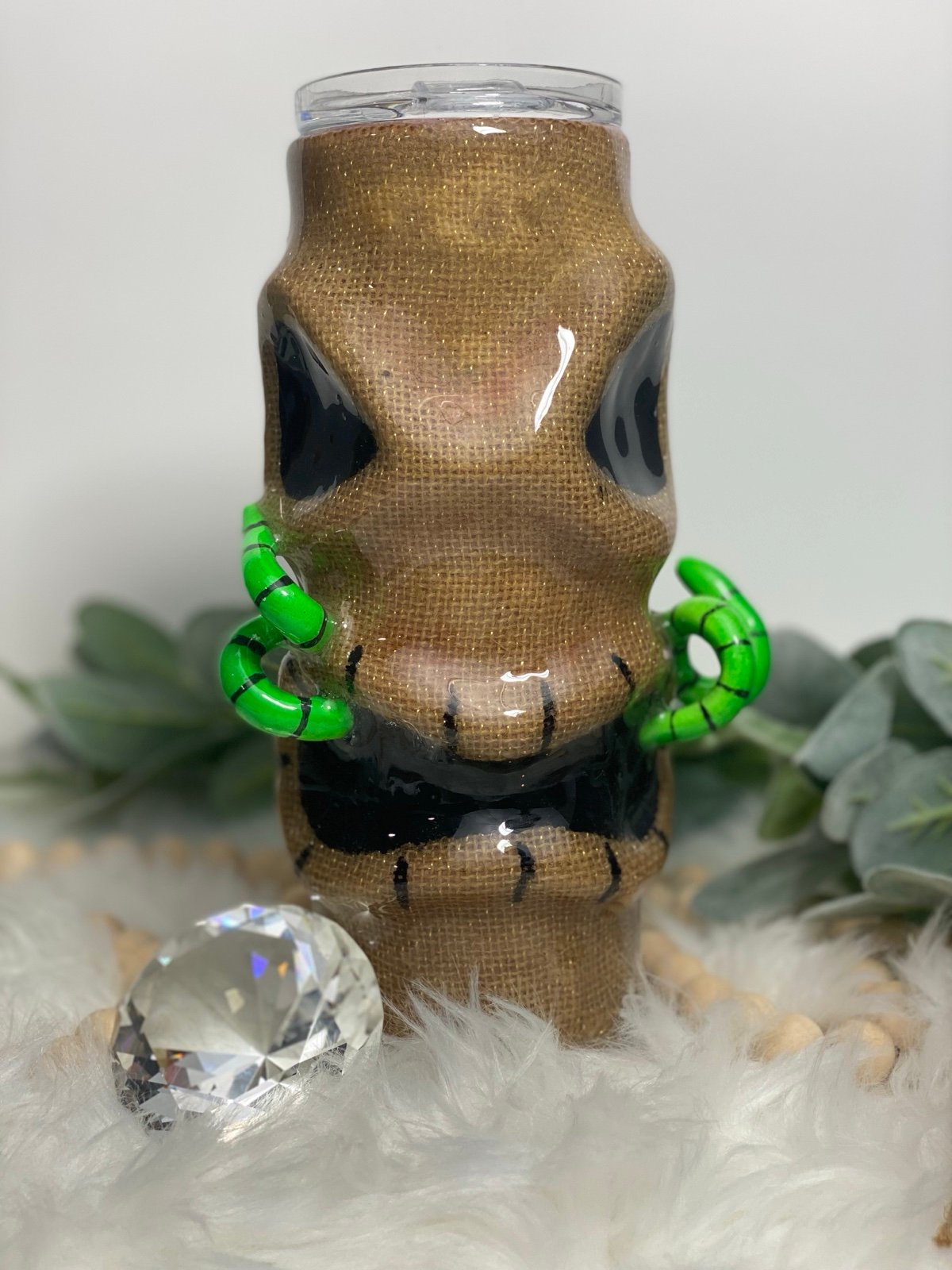 Mr. Oogie Boogie, 3D tumbler, glow-in-the-dark tumbler