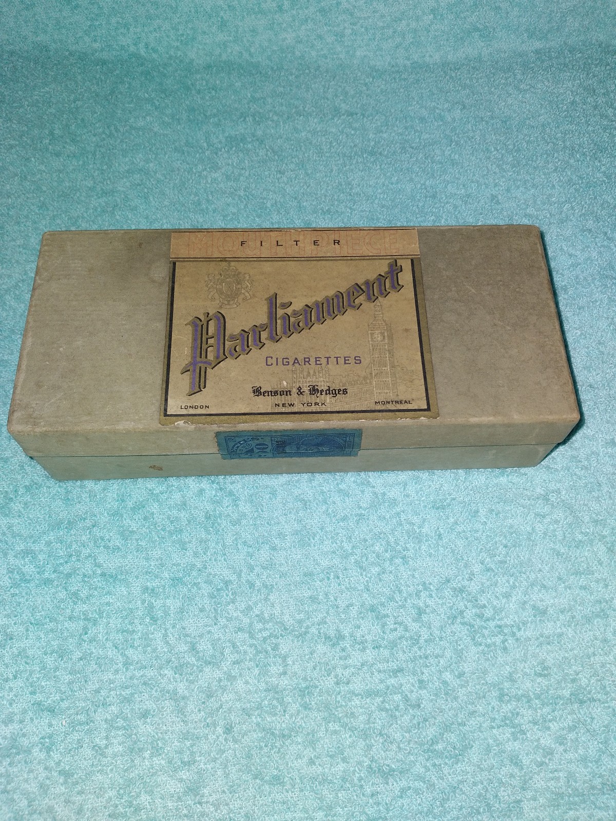 Parliament vtg cigarette empty box