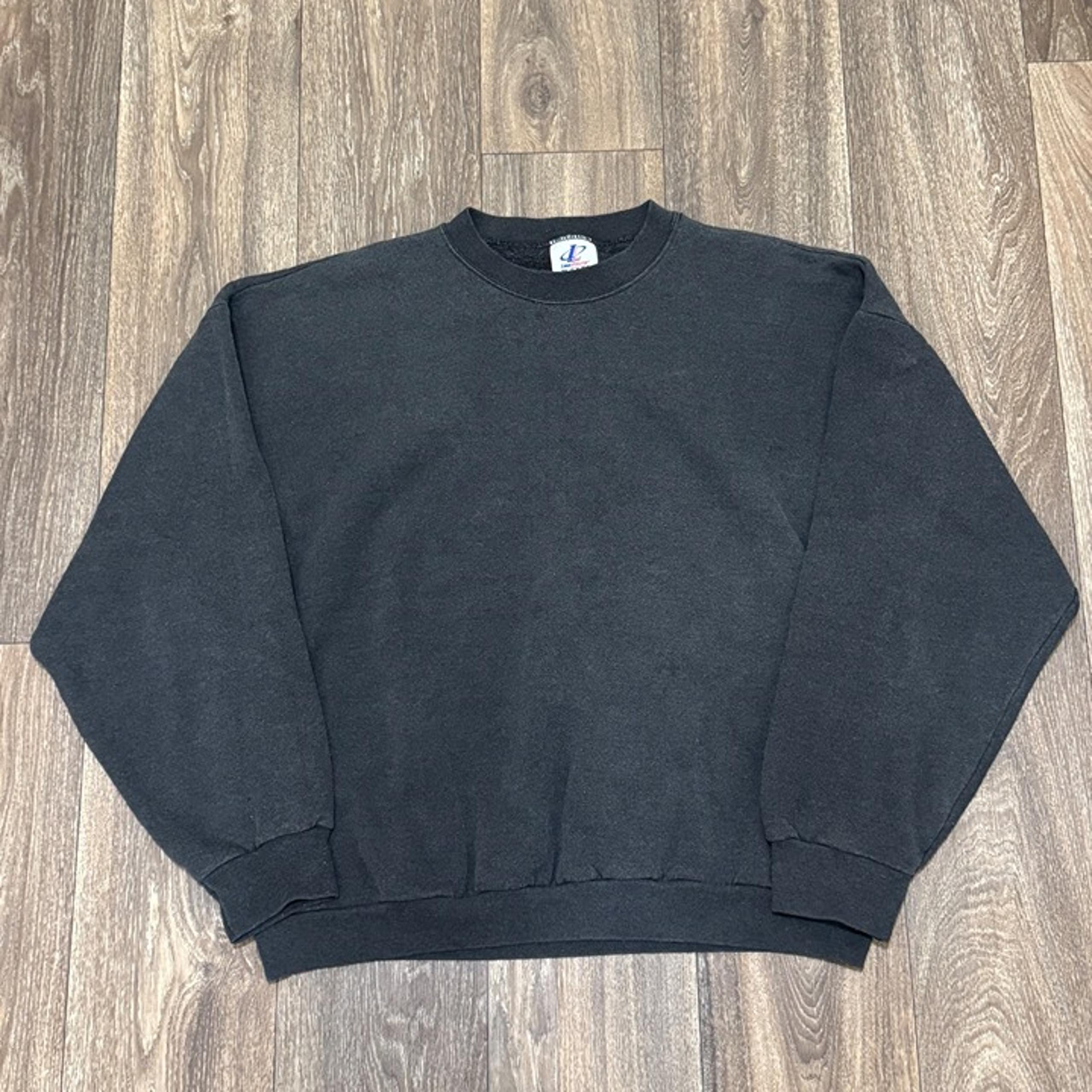 VTG Logo Athletic Sweatshirt Men's XL Gray 90s Blank Crewneck Sportswear