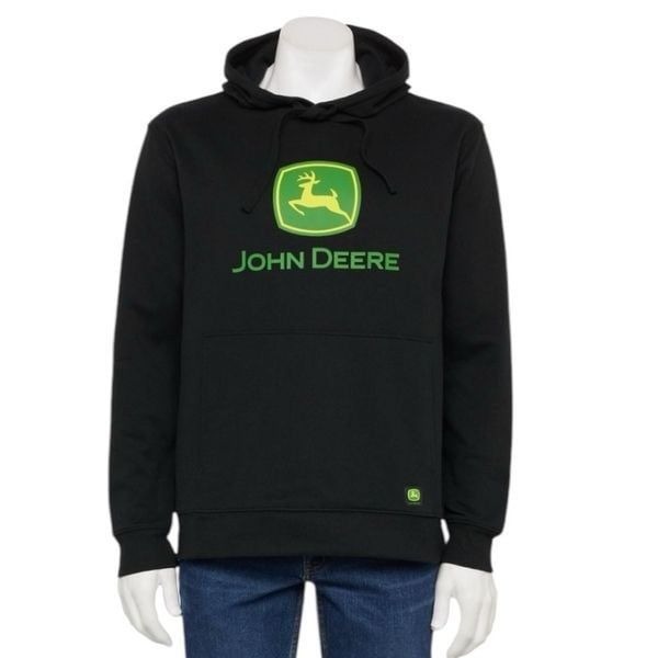 John Deere Core Graphic Logo Hoodie Black- Size XL