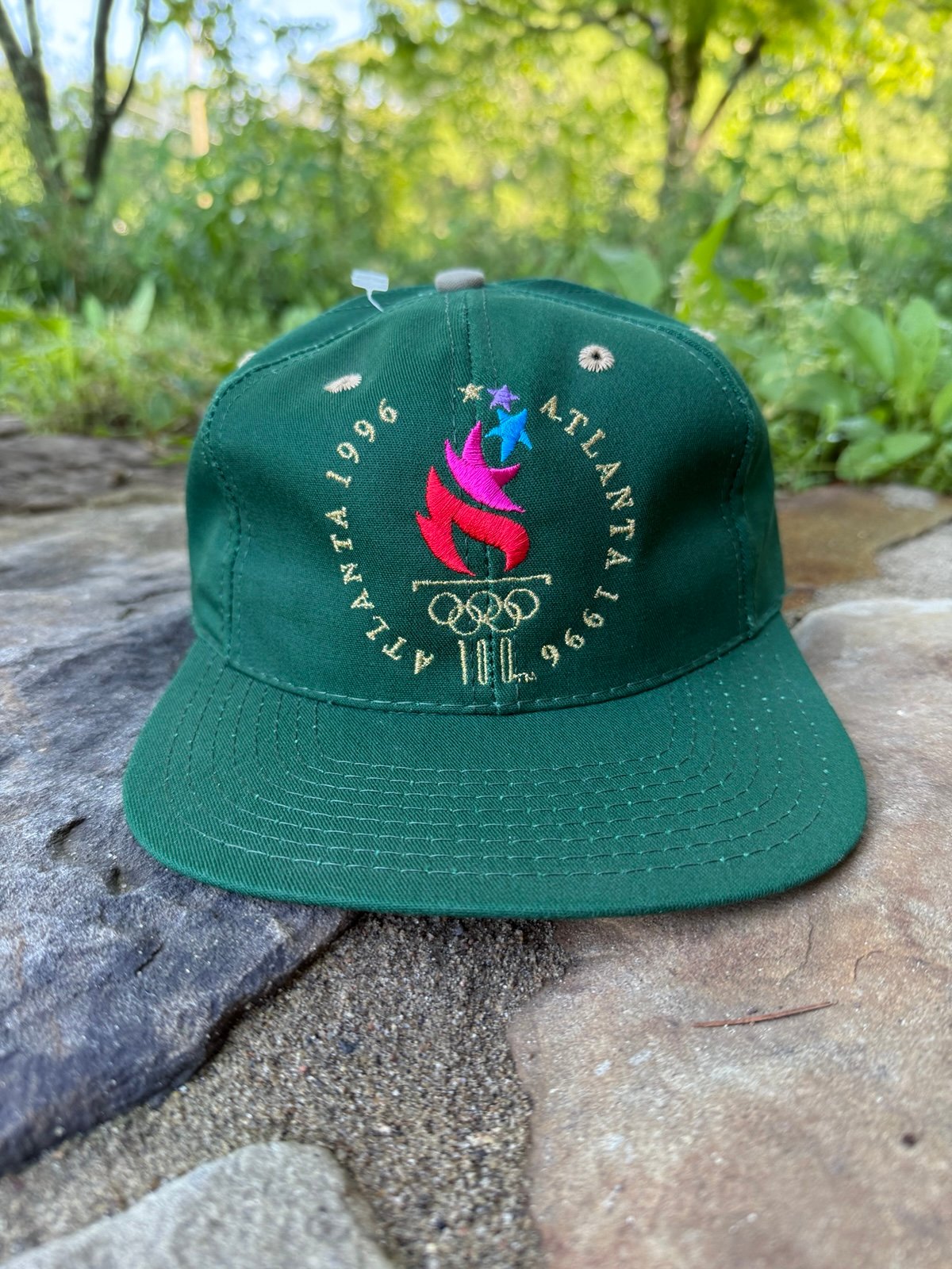 Vintage 1996 Atlanta Olympics classic logo snapback hat
