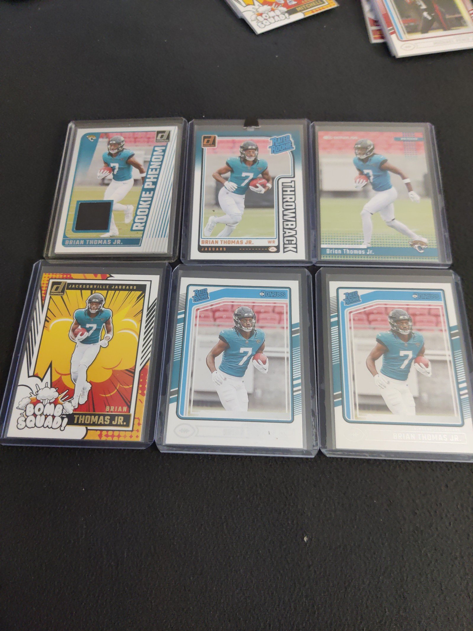 Brian Thomas Jr Rookie Card Lot Patch