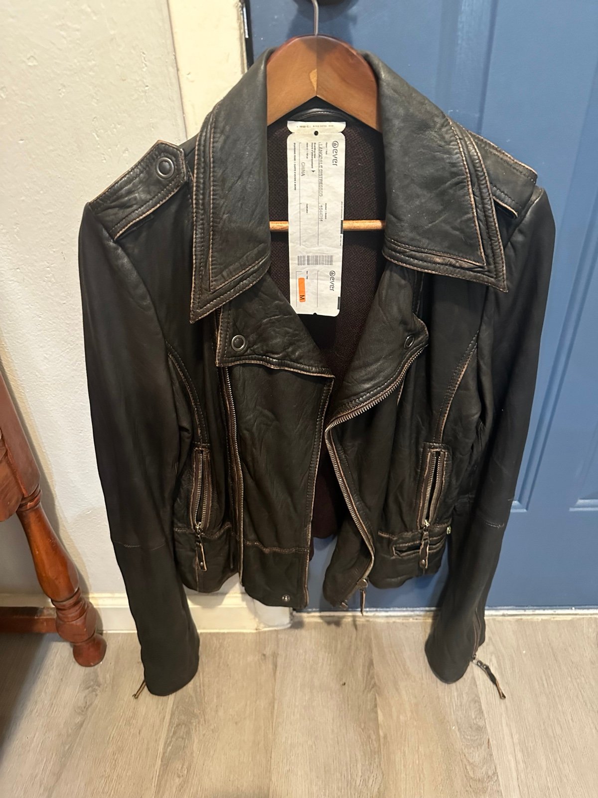 EVER Lether Jacket Size M