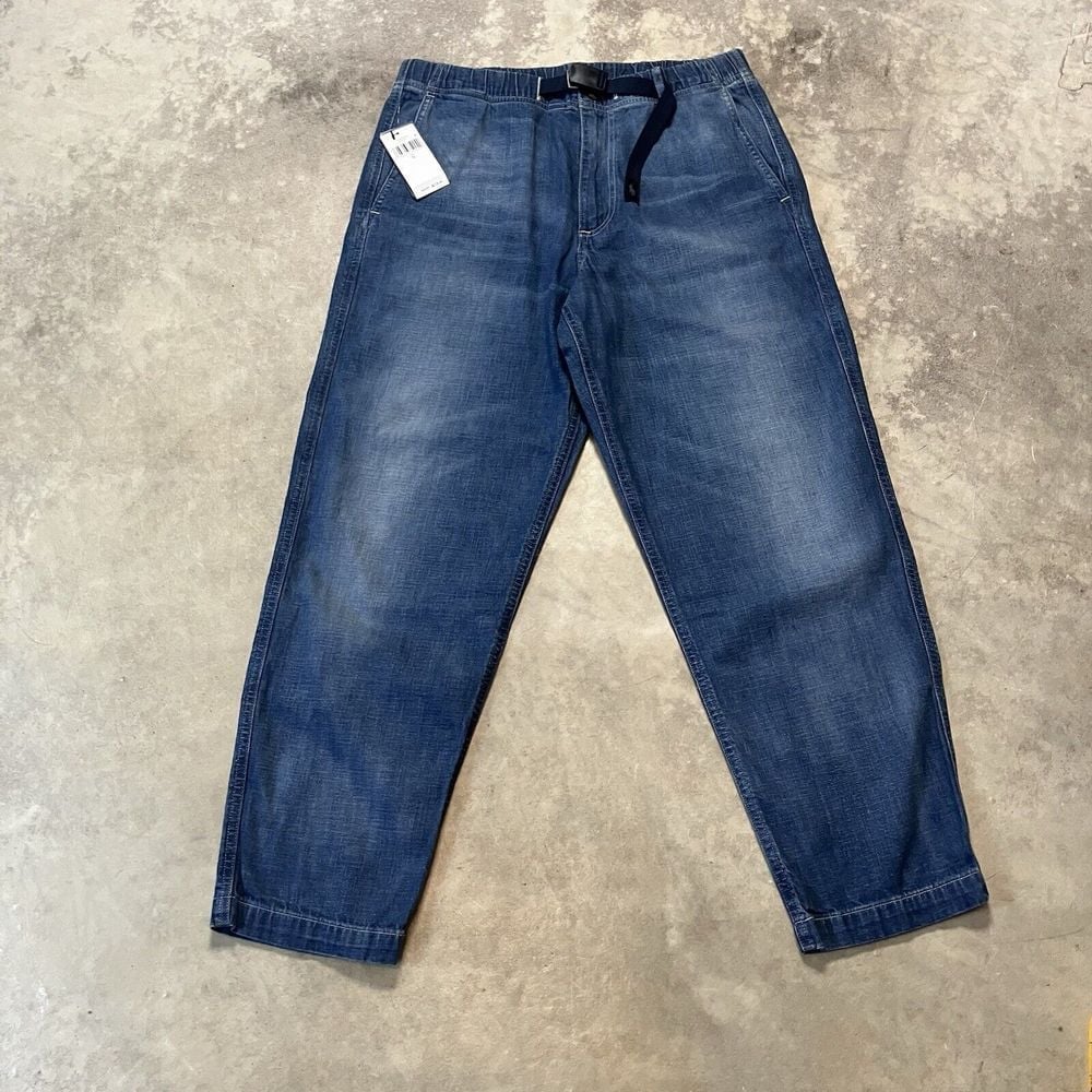 Polo Ralph Lauren Voyager Jeans Mens Small Blue Relaxed Fit Cropped Denim