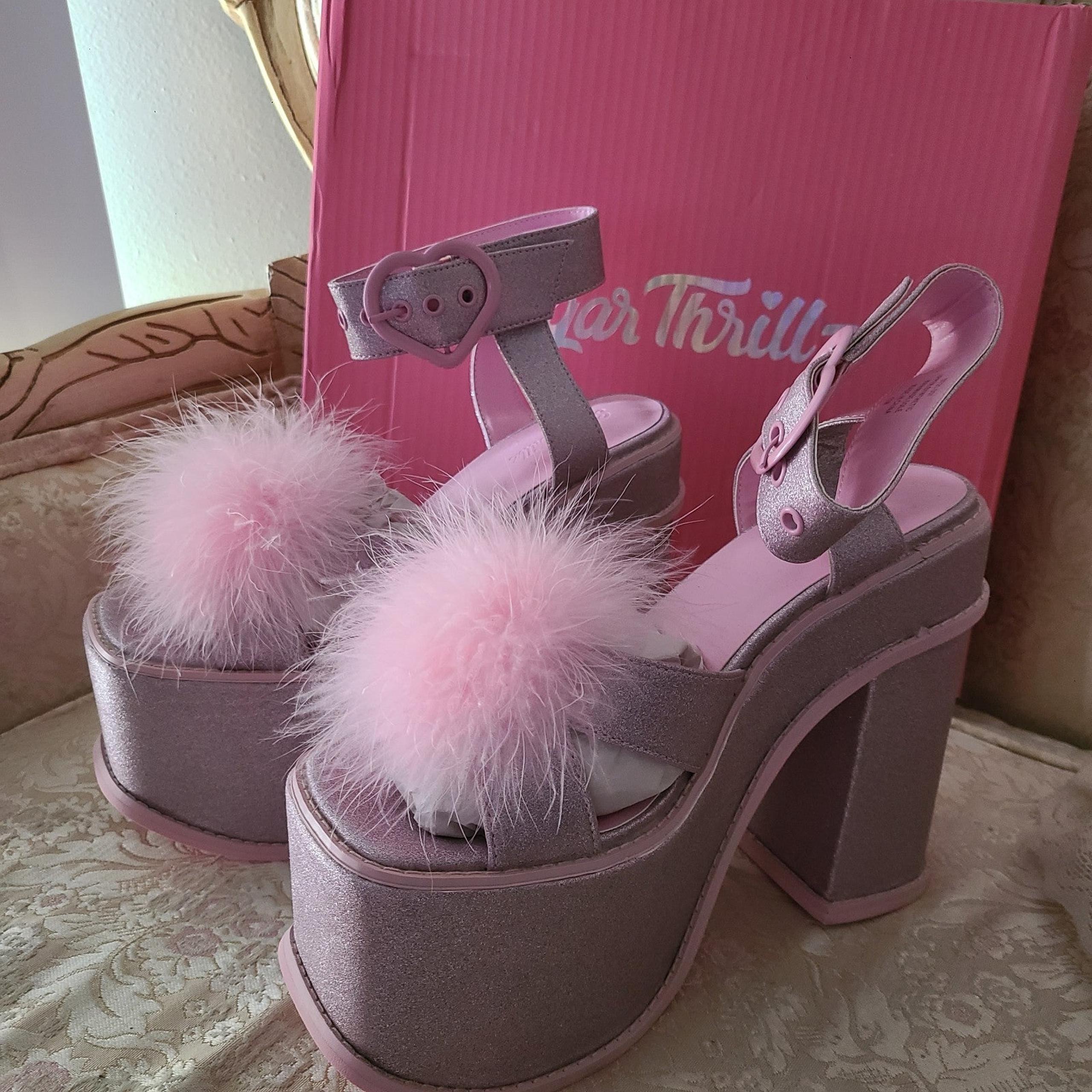 Dolls Kill Sugar Thrillz Glamorous as always platform heels