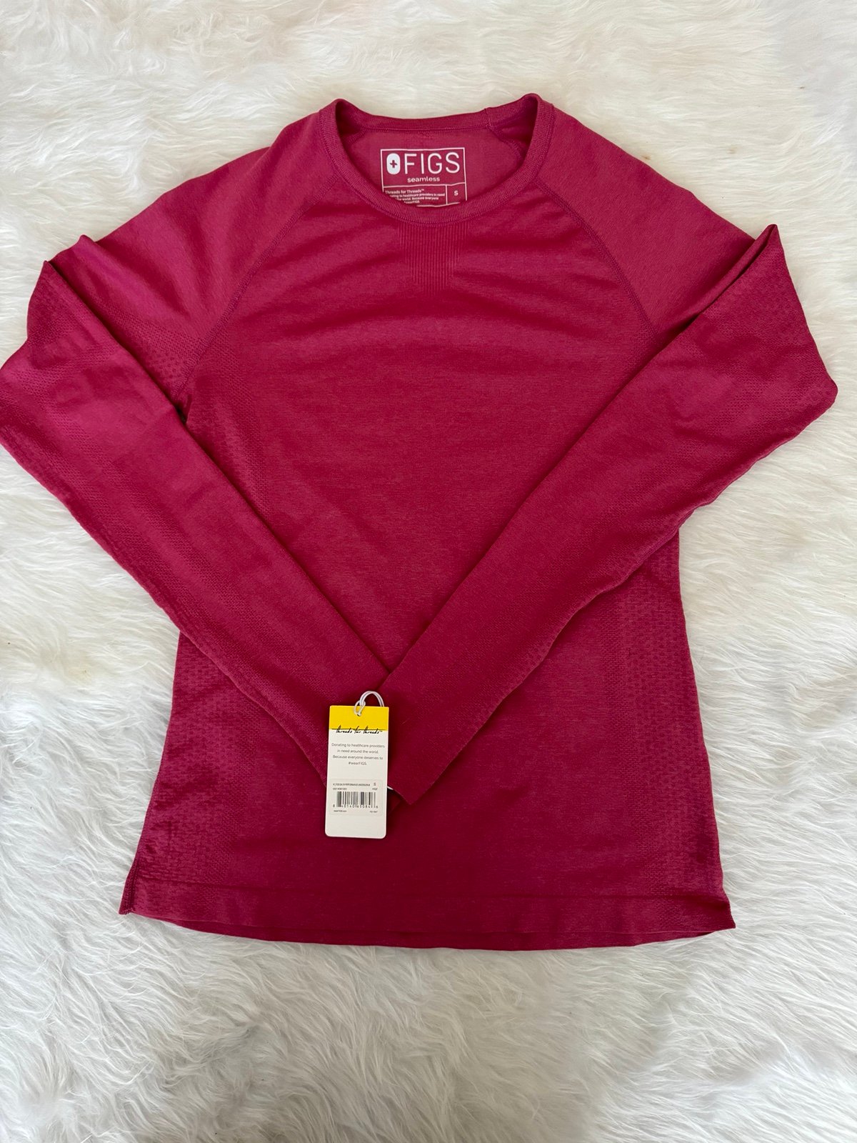 figs salta seamless longsleeve underscrub XS