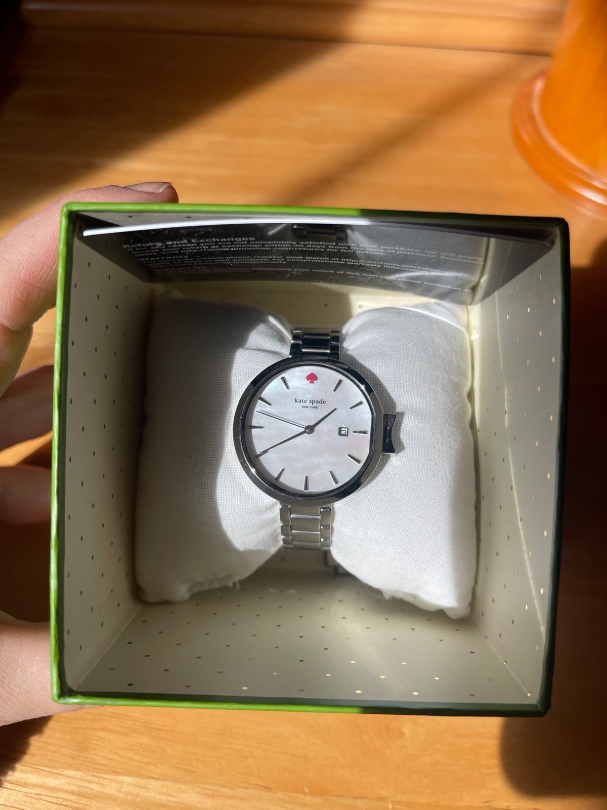 Kate Spade Park Row Silver Watch