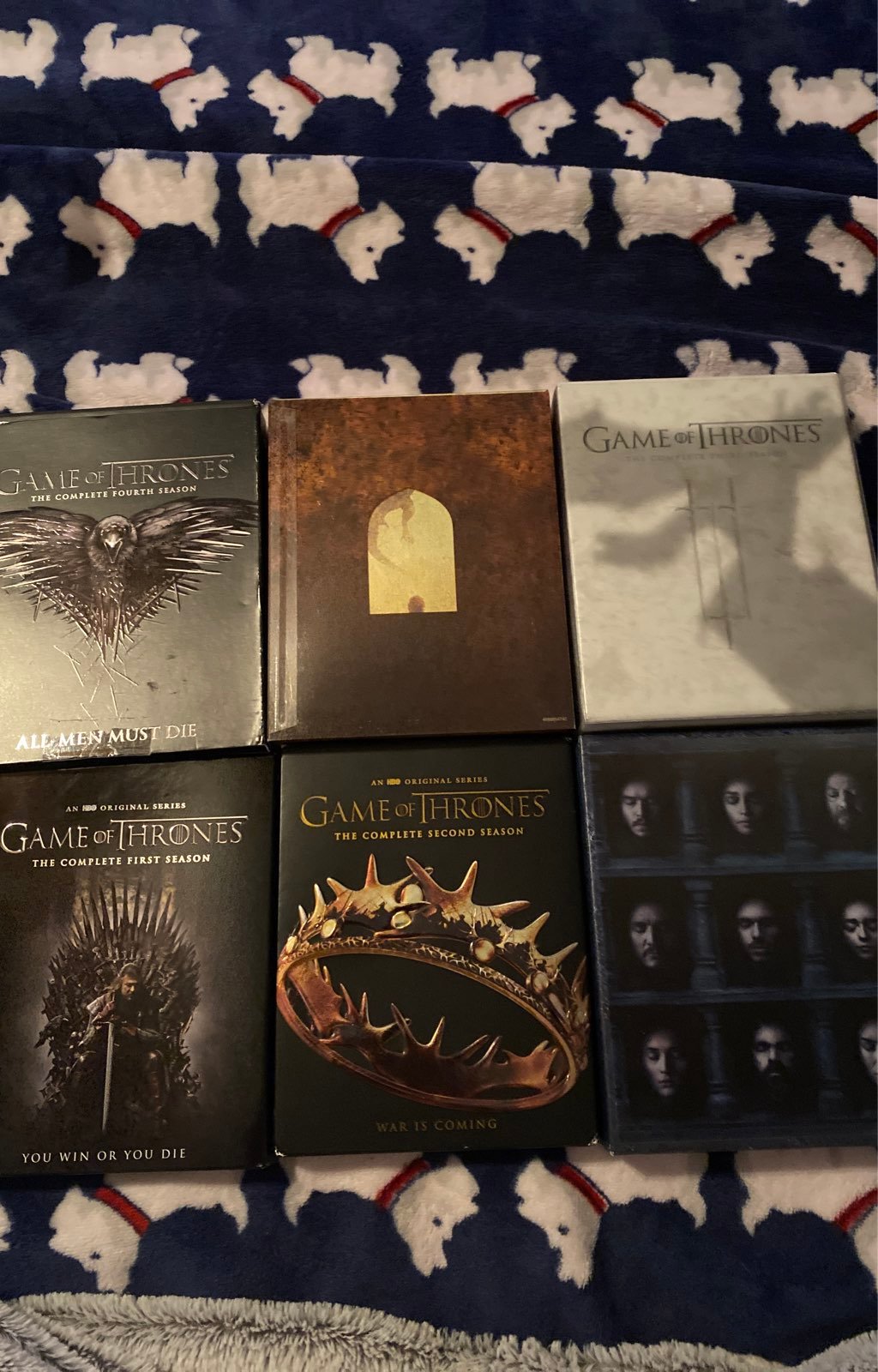 Game of Thrones season 1-6 (bluray)
