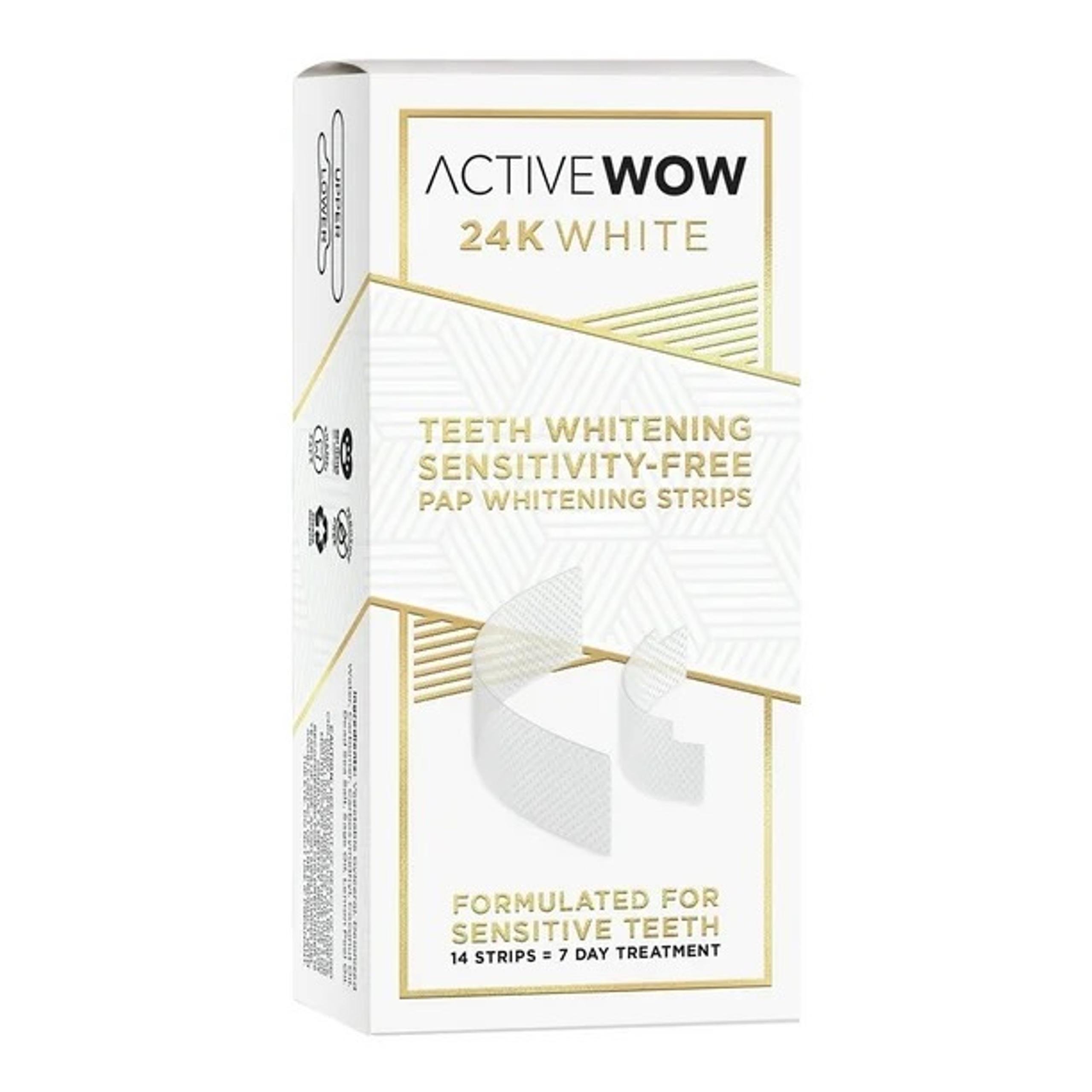 Peroxide-Free Whitening Strips 7 Day, 14 Teeth Whitening Strips - Active Wow